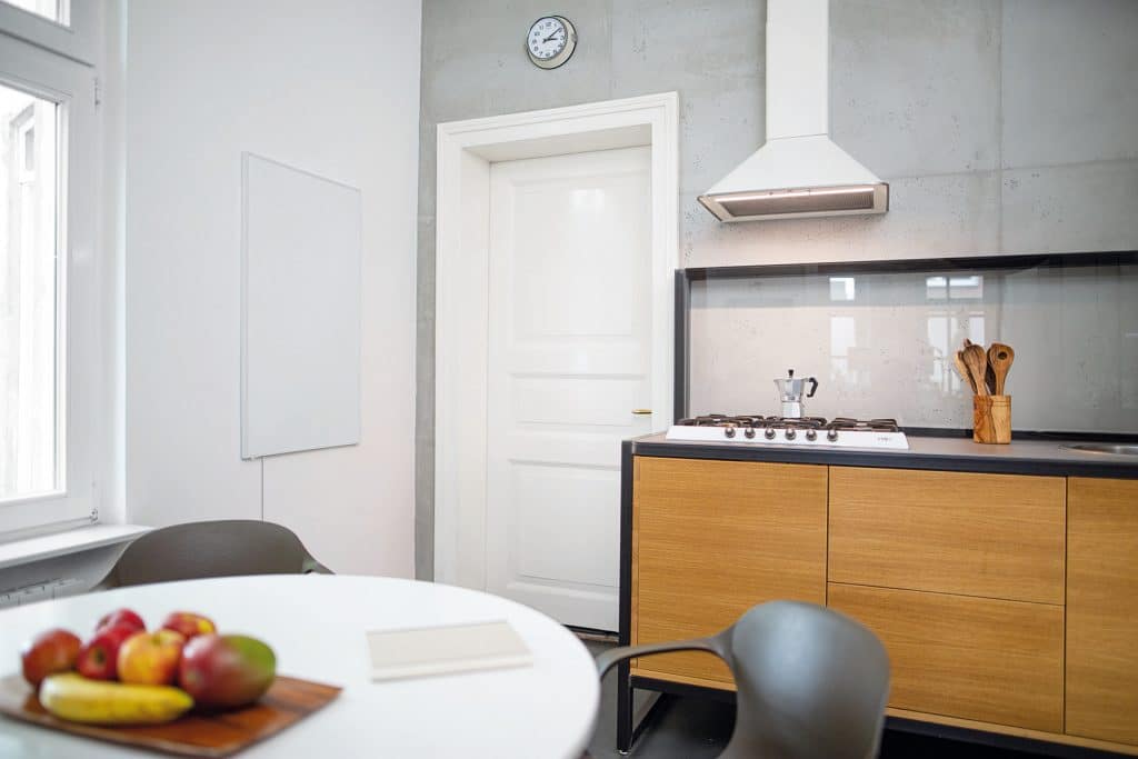 Infraroodverwarming in de keuken