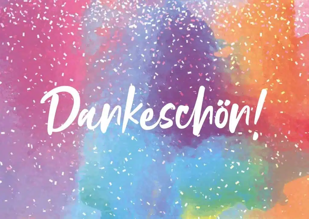 Danke fur den Kauf Deiner ersten Könighaus