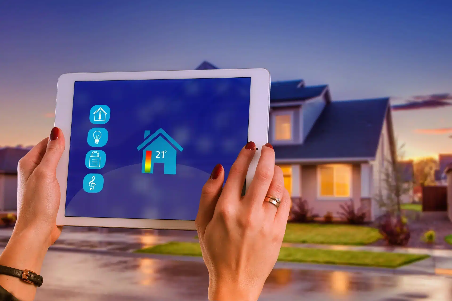 Smart Home mit digitaler Temperatur Steuerung