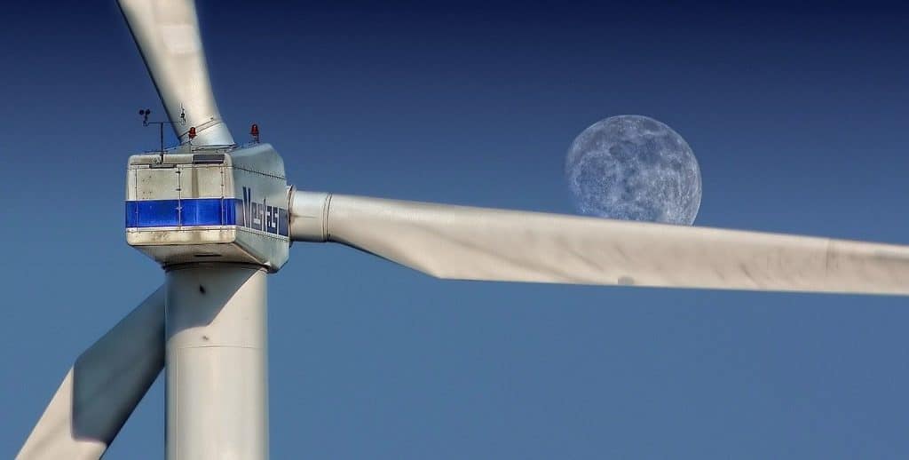 Windturbine van een windturbine
